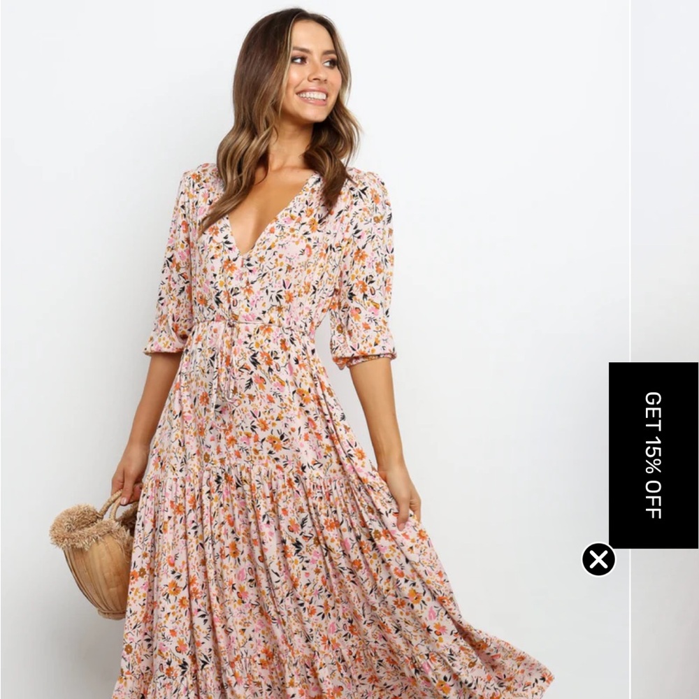 Petal and Pup XS floral maxi dress